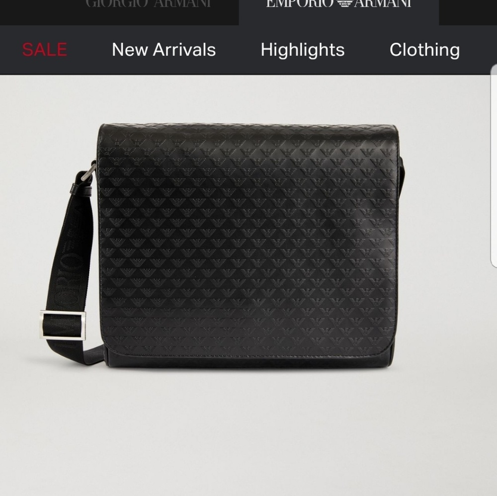 Emporio Armani messenger bag - Picture 5 of 7